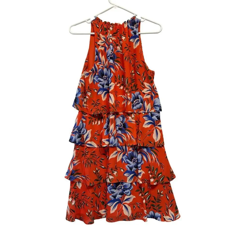 Loft Women Sleeveless Layered Dress Ruffled Coquette Y2K Size‎ S Boho Festival